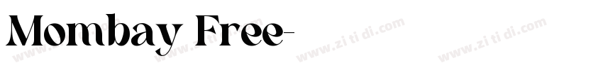 Mombay Free字体转换